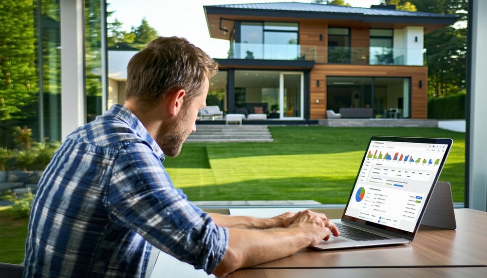 Homeowner securing property title online